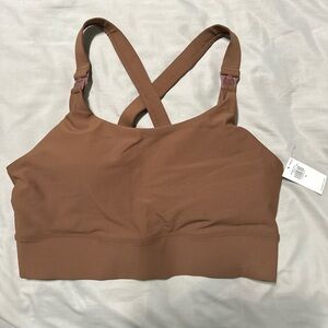 Old navy Women's Brown nursing Sports Bra nwt